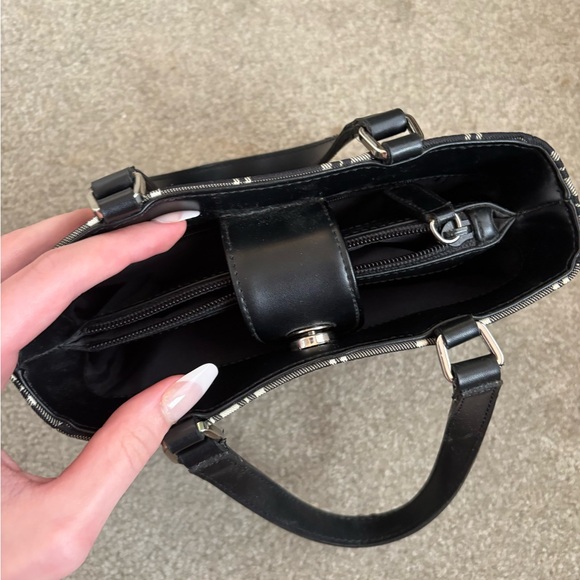 Y2K Plaid Black and White Women's Handbag by Q&A - Picture 2 of 4